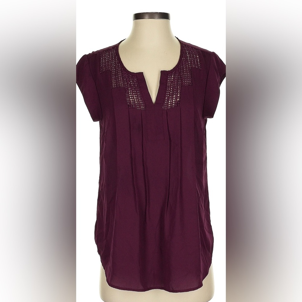 Dark Purple Daniel Rainn Blouse